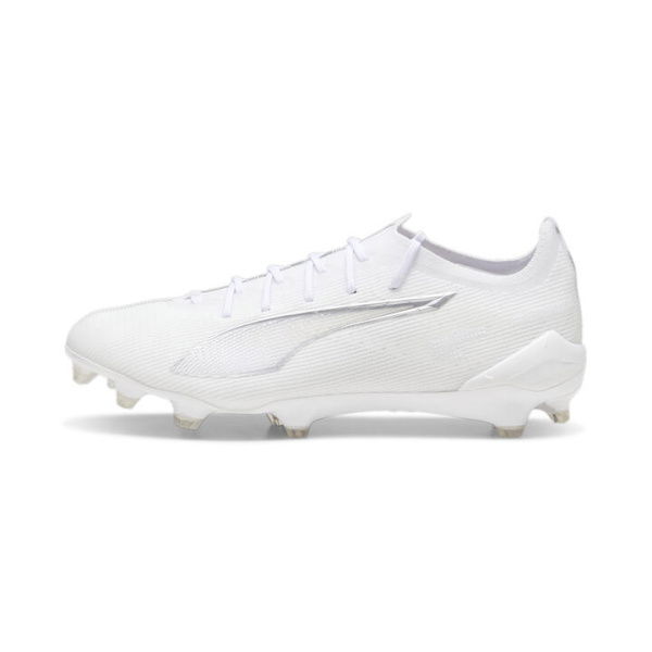 ULTRA 5 ULTIMATE FG Unisex Football Boots in White, Size 10, Textile by PUMA Shoes