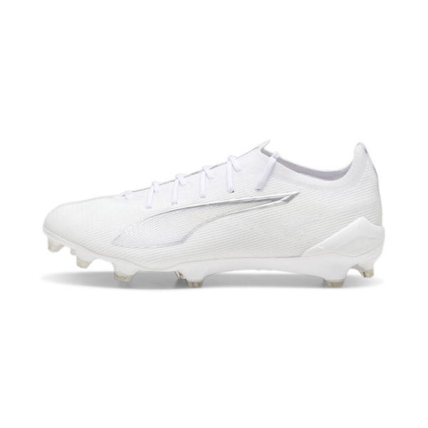 ULTRA 5 ULTIMATE FG Unisex Football Boots in White, Size 6.5, Textile by PUMA Shoes