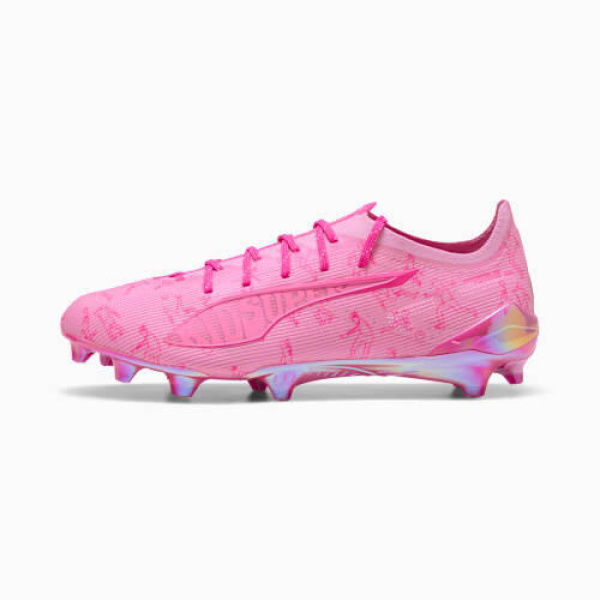 ULTRA 5 ULTIMATE x KIDSUPER FG Unisex Football Boots in Pink Lilac/Fast Pink/Ravish, Size 7, Textile by PUMA
