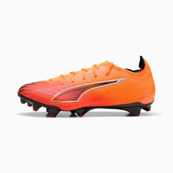 ULTRA 6 CARBON FG Women's Football Boots in Heat Fire/Black/Glowing Red, Size 7.5, Textile by PUMA Shoes