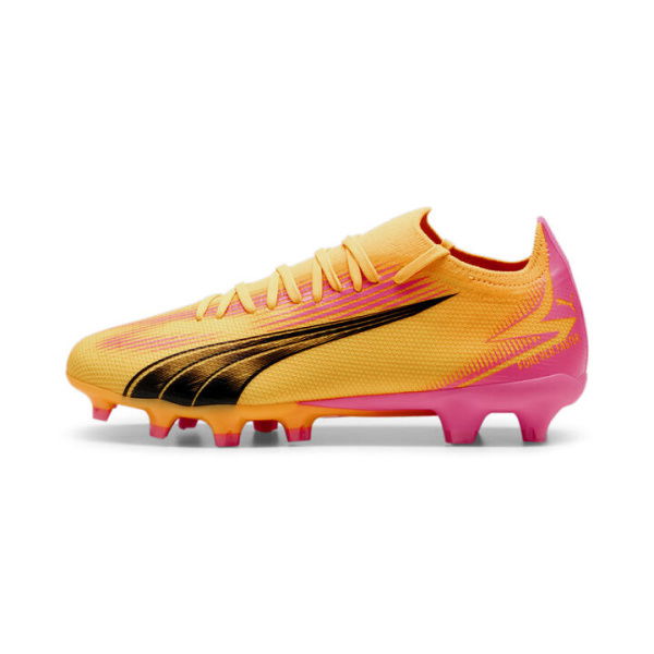 ULTRA MATCH FG/AG Women's Football Boots in Sun Stream/Black/Sunset Glow, Size 10, Textile by PUMA Shoes