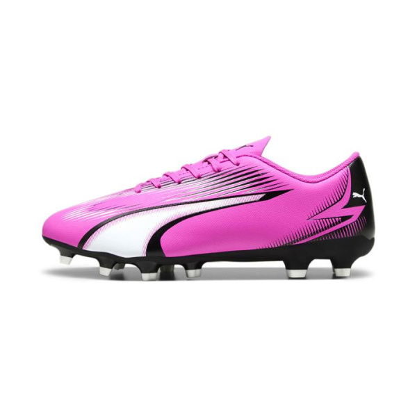 ULTRA PLAY FG/AG Men's Football Boots in Poison Pink/White/Black, Size 7.5, Textile by PUMA