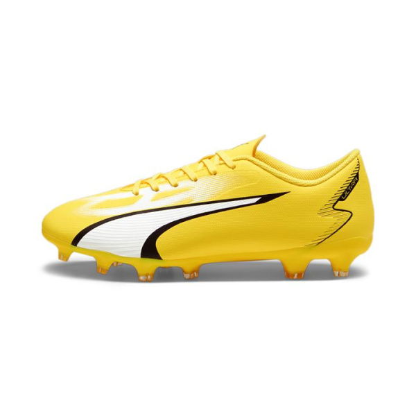 ULTRA PLAY FG/AG Men's Football Boots in Yellow Blaze/White/Black, Size 12 by PUMA