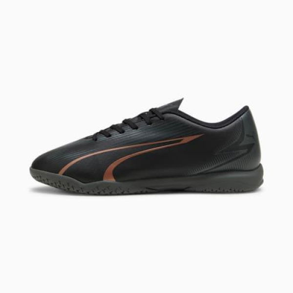ULTRA PLAY IT Unisex Football Boots in Black/Copper Rose, Size 7, Textile by PUMA