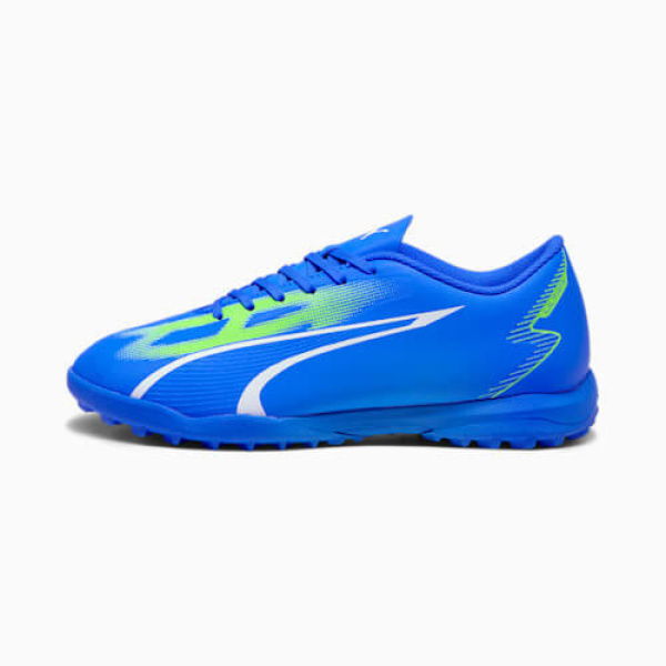 ULTRA PLAY TT Men's Football Boots in Ultra Blue/White/Pro Green, Size 7, Textile by PUMA