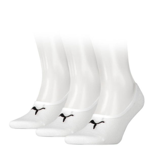 Unisex Footie 3 Pack in White, Size 3.5