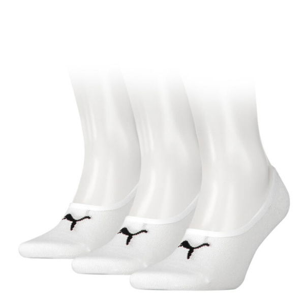 Unisex Footie (3 Pairs) in White, Size 3.5