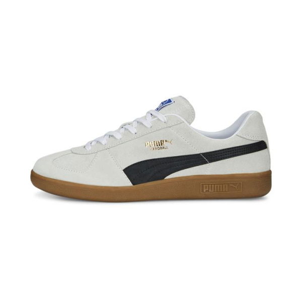 Unisex Handball Shoes in White/Black/Gum, Size 11.5, Synthetic by PUMA Shoes