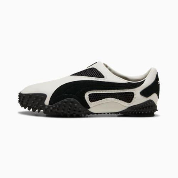 Ur Mostro Unisex Sneakers in Warm White/Black, Size 5 by PUMA Shoes