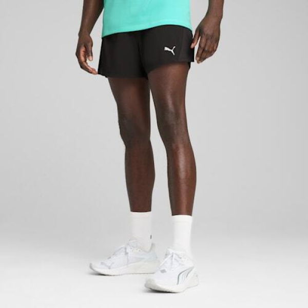 VELOCITY Men's 3 Split Shorts in Black, Size Small, Polyester by PUMA