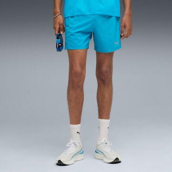 VELOCITY Men's Running 5 Shorts in Speed Blue, Size Medium, Polyester by PUMA