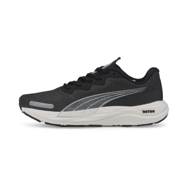 Velocity Nitro 2 Womenâ€™s Running Shoes in Black/White, Size 5.5, Textile by PUMA Shoes