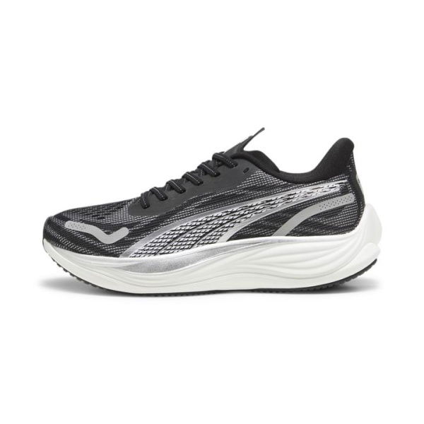 Velocity NITROâ„¢ 3 Men's Running Shoes in Black/White/Silver, Size 12 by PUMA Shoes