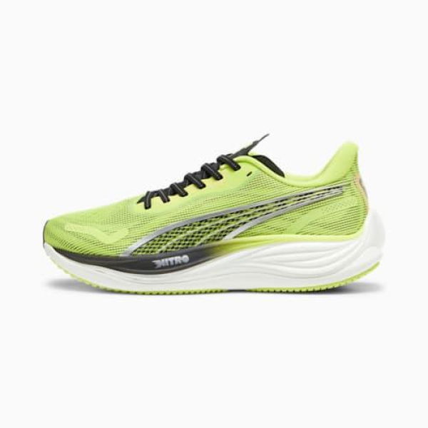 Velocity NITROâ„¢ 3 Men's Running Shoes in Lime Pow/Black/Silver, Size 8 by PUMA Shoes