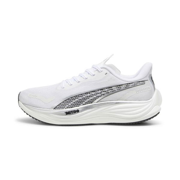 Velocity NITROâ„¢ 3 Men's Running Shoes in White/Silver/Black, Size 8 by PUMA Shoes