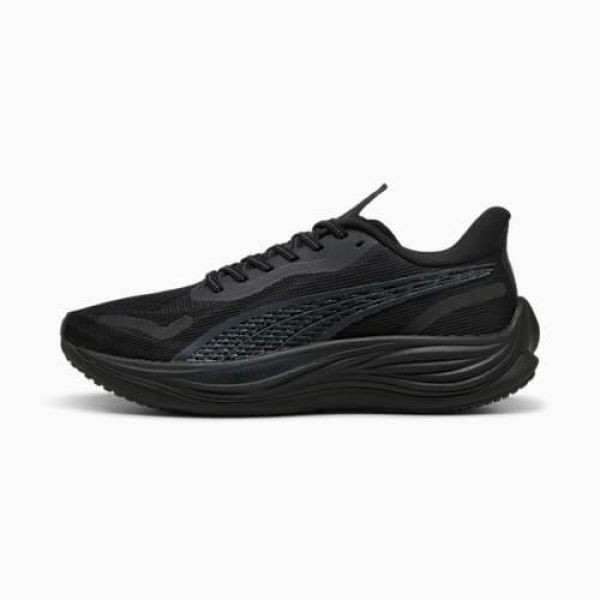 VELOCITY NITROâ„¢ 3 Running Shoes Men in Black/Flat Dark Gray, Size 10.5, Textile by PUMA Shoes