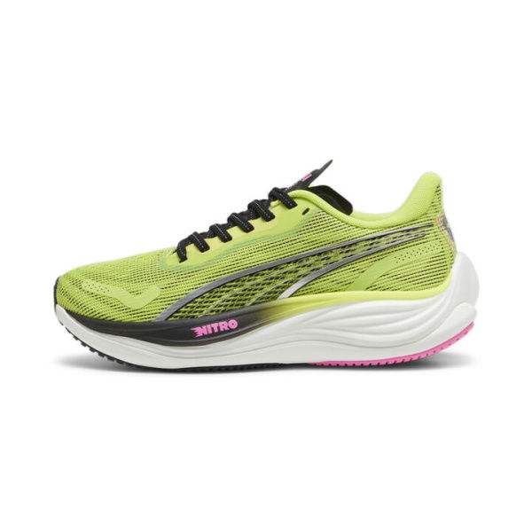 Velocity NITROâ„¢ 3 Women's Running Shoes in Lime Pow/Black/Poison Pink, Size 6 by PUMA Shoes