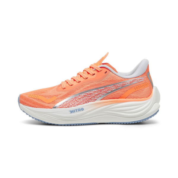 Velocity NITROâ„¢ 3 Women's Running Shoes in Neon Citrus/Silver/Silver Mist, Size 5.5 by PUMA Shoes