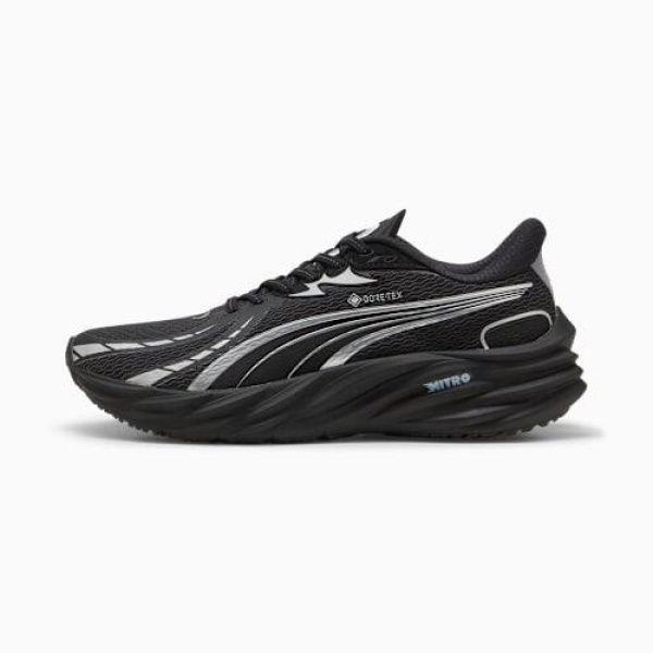 Velocity NITROâ„¢ 4 GTX Men's Running Shoes in Black/Silver, Size 13, Textile by PUMA Shoes