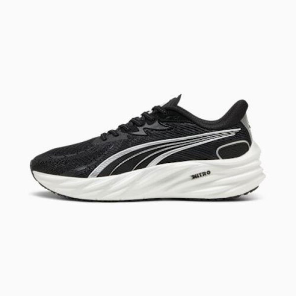 Velocity NITROâ„¢ 4 Running Shoes Men in Black/Silver, Size 7, Textile by PUMA Shoes