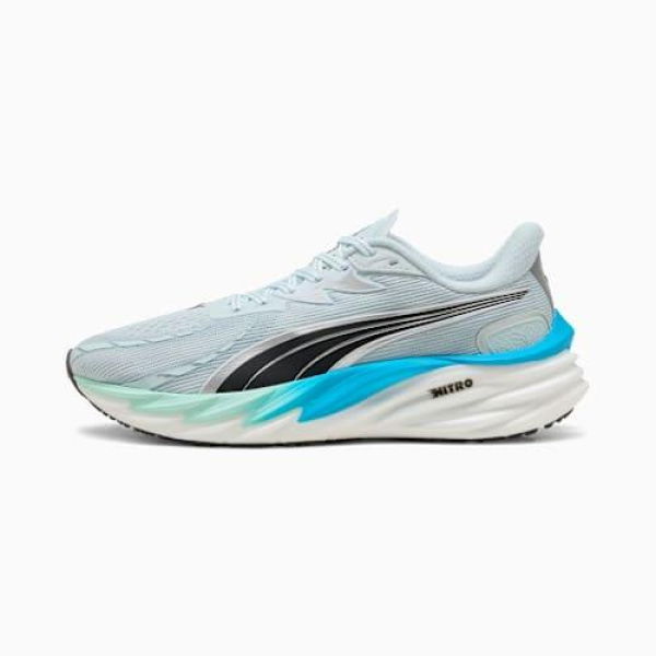 Velocity NITROâ„¢ 4 Running Shoes Men in Sea Glass/Speed Blue, Size 7, Textile by PUMA Shoes