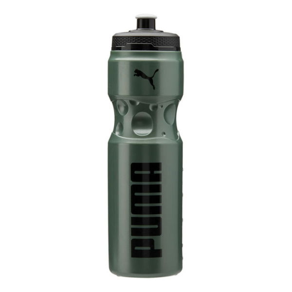 Vertical Water Bottle in Black/Laurel Wreath by PUMA