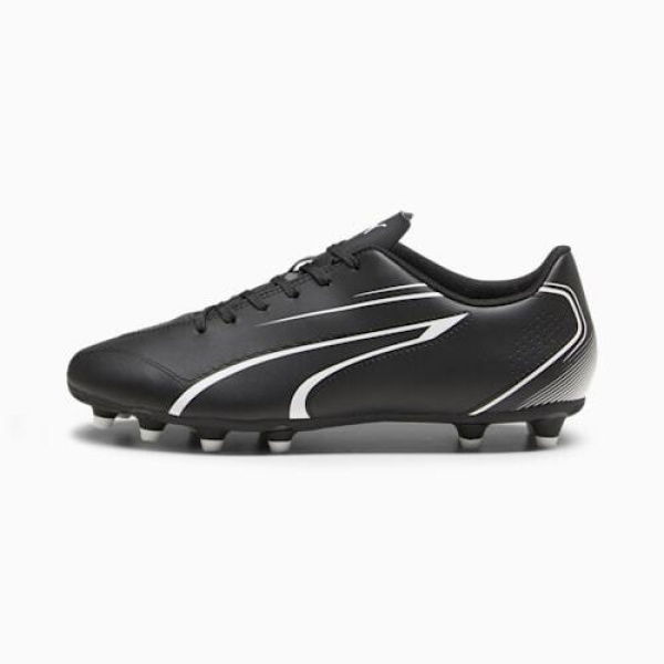 VITORIA FG/AG Football Men's Boots in Black/White, Size 8, Synthetic by PUMA Shoes