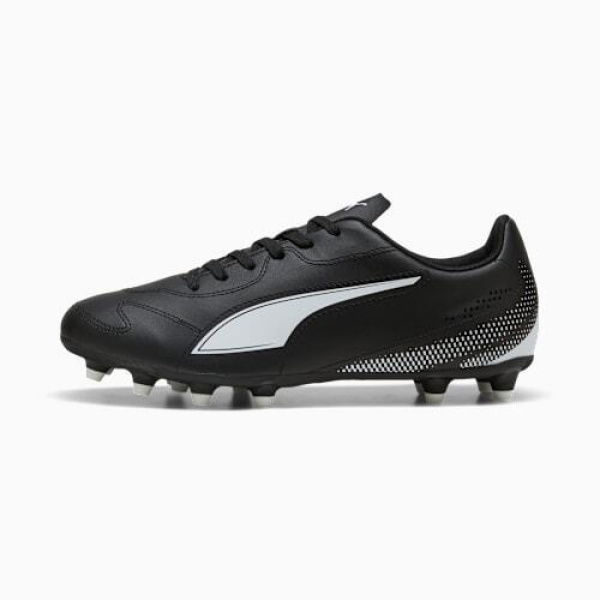 VITORIA II FG/AG Men's Football Boots in Black/White, Size 7 by PUMA Shoes