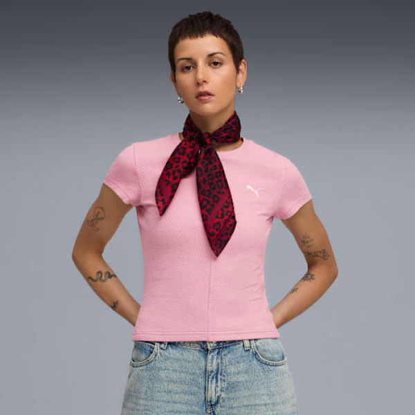 WARDROBE ESSENTIALS Ribbed Slim Women's T