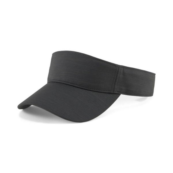 Women's P Golf Visor in Black, Polyester by PUMA