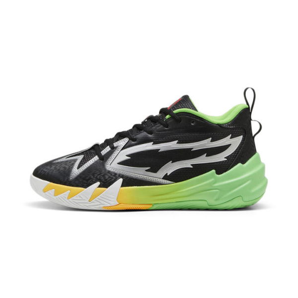 x 2K Scoot Zeros Basketball Shoes in Black/Fluo Green, Size 10, Synthetic by PUMA Shoes