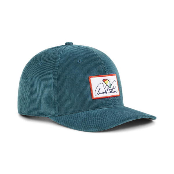 x Arnold Palmer Corduroy Cap in Cold Green, Cotton by PUMA