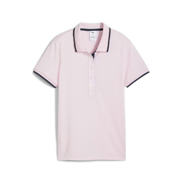 x Arnold Palmer Women's Pique Polo Top in Pale Pink, Size Large, Polyester/Elastane by PUMA