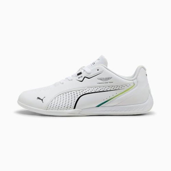 x ASTON MARTIN ARAMCO F1Â® TEAM Drift Cat 11 Low Sneakers Unisex in White/Green Lux, Size 4.5, Synthetic by PUMA Shoes