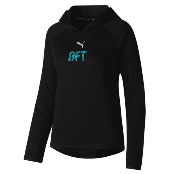 x BFT Women's Training Hoodie in Black/Bft, Size Large by PUMA