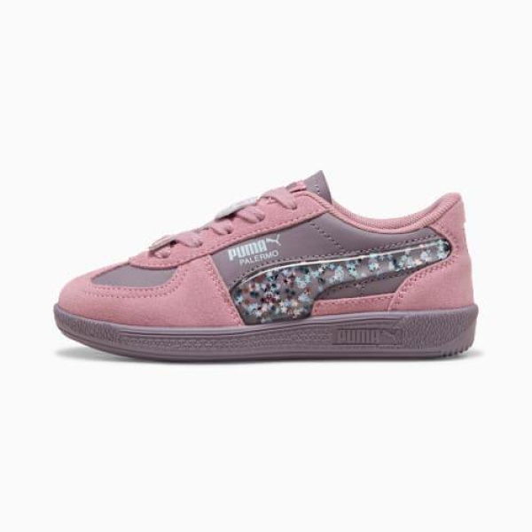 x HELLO KITTY AND FRIENDS Palermo Sneakers Kids in Plum Jam/Poised Pink, Size 1.5, Textile by PUMA Shoes
