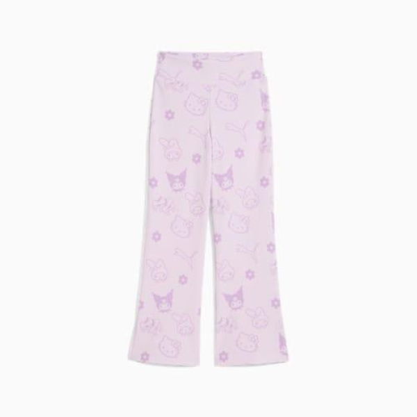 x HELLO KITTY AND FRIENDS Ribbed Flared Leggings - Kids 4