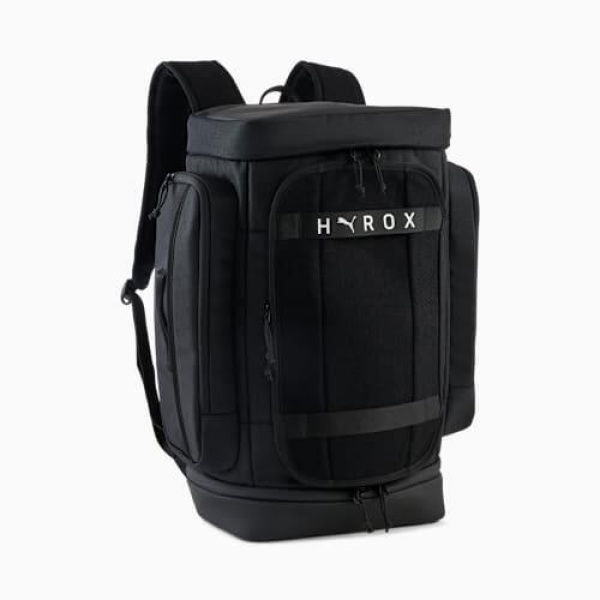 x HYROX 46L Backpack in Black, Polyester With Pu Coating by PUMA