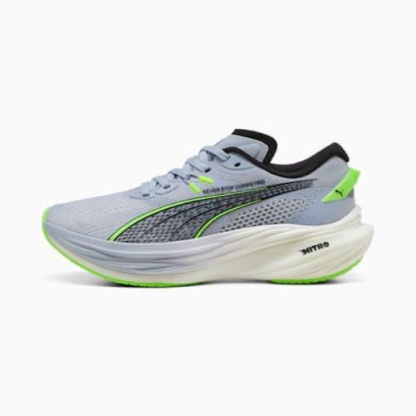 x HYROX Deviate NITROâ„¢ 3 Women's Running Shoes in Cool Weather/Green Glare, Size 6, Synthetic by PUMA Shoes