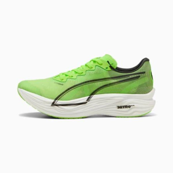 x HYROX Deviate NITROâ„¢ Elite 3 Men's Running Shoes in Green Glare, Size 7, Synthetic by PUMA Shoes