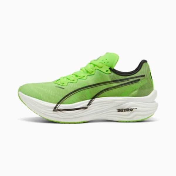 x HYROX Deviate NITROâ„¢ Elite 3 Women's Running Shoes in White/Green Glare, Size 7, Synthetic by PUMA Shoes