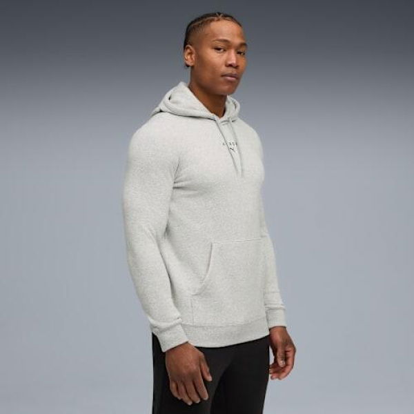 x HYROX Heavyweight Men's Hoodie in Light Gray Heather, Size XL, Cotton/Polyester by PUMA