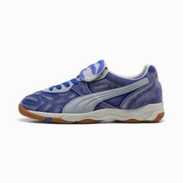 x KIDSUPER King Indoor Unisex Sneakers in Dart Blue/Gray Fog, Size 5, Synthetic by PUMA