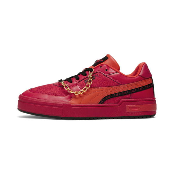 x LaFrancÃ© CA Pro Unisex Sneakers in For All Time Red/Dark Orange/Black, Size 4, Textile by PUMA