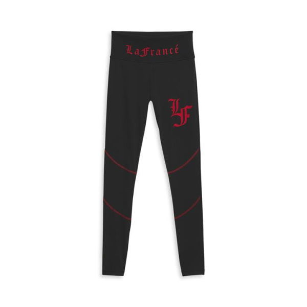 x LaFrancÃ© Women's Leggings in Black/For All Time Red, Size Medium by PUMA