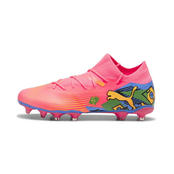 x NEYMAR JR FUTURE 7 MATCH FG/AG Men's Football Boots in Sunset Glow/Black/Sun Stream, Size 11.5, Textile by PUMA Shoes