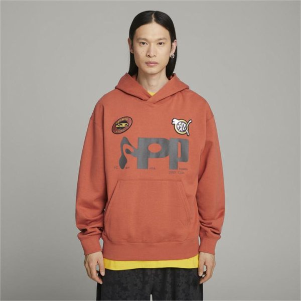 x PERKS AND MINI Graphic Hoodie in Apple Cider, Size 2XL, Cotton by PUMA