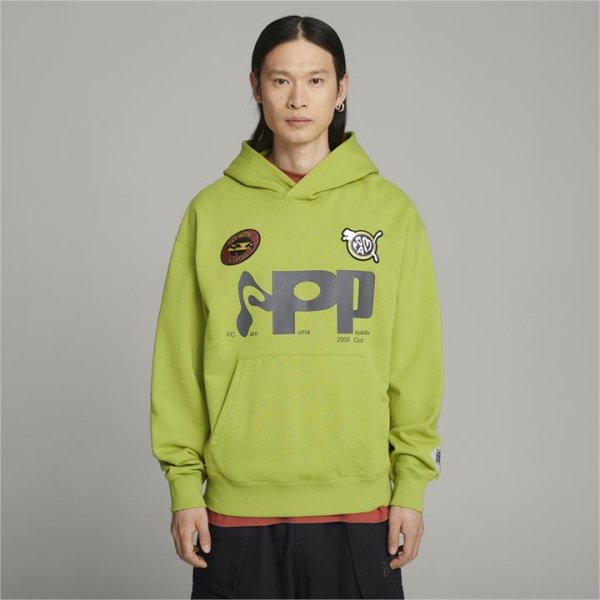 x PERKS AND MINI Graphic Hoodie in Tart Apple, Size Large, Cotton by PUMA
