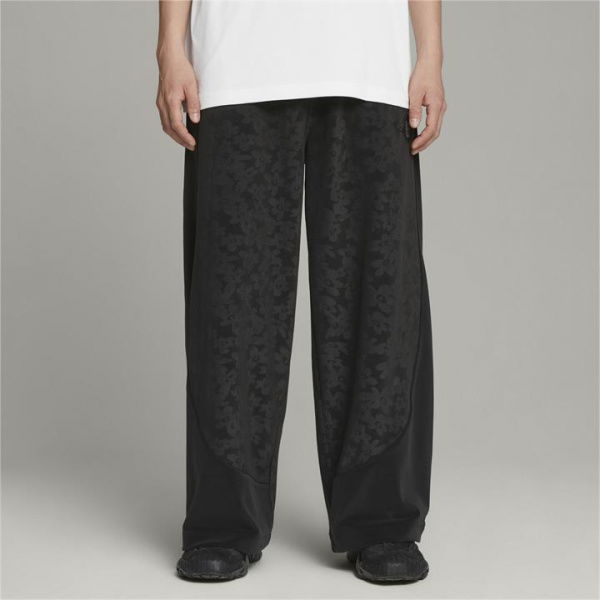 x PERKS AND MINI Velour Pants in Black, Size Small, Polyester/Elastane by PUMA