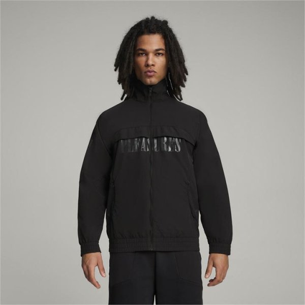 x PLEASURES Men's Jacket in Black, Size XL, Nylon by PUMA